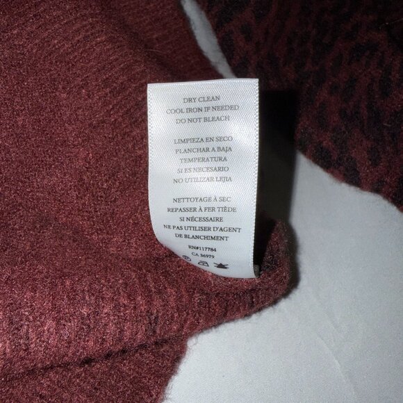 Rails Genevieve animal-print wool-cashmere sweater - Size Small - Picture 10 of 10